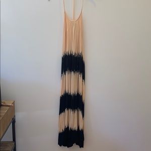 Topshop tie dye maxi dress with spaghetti strap